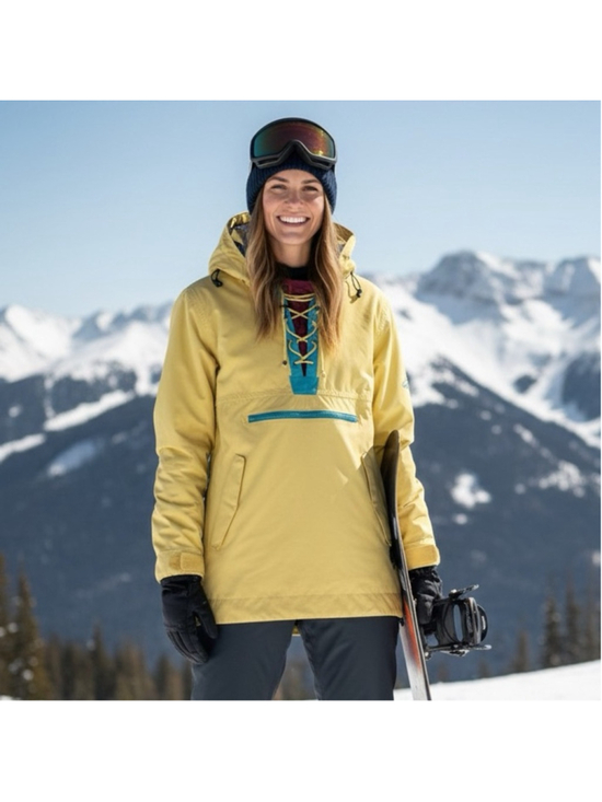 Airblaster Jackets & Blazers - Airblaster Yellow Pullover Anorak Shell Size S